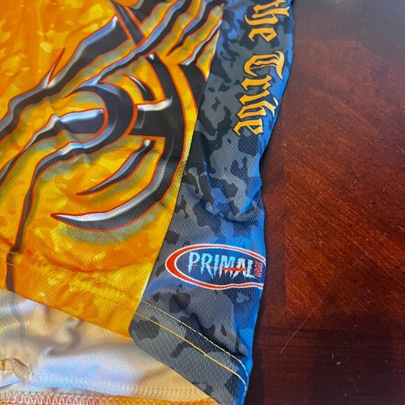 Primal Wear Mens Cycling Jersey The Tribe Design Yellow/Gray S Polyester Short S - Picture 4 of 11